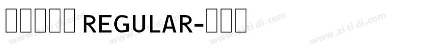 喜鹊聚珍体 REGULAR字体转换